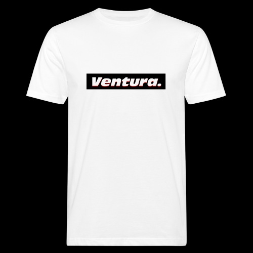 Ventura Black Logo - Mannen Bio-T-shirt