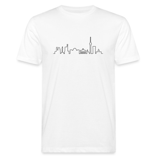 Skyline Berlin - Männer Bio-T-Shirt