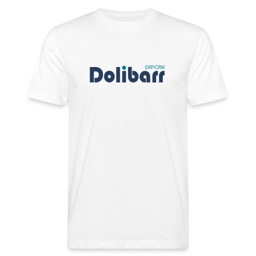 Dolibarr Logo new blue - T-shirt bio Homme