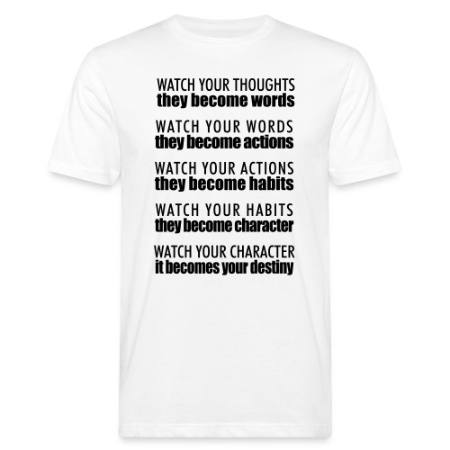 watch your thoughts - Men's Organic T-Shirt