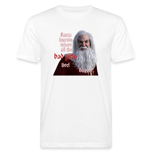 Santa Knows - Men's Organic T-Shirt