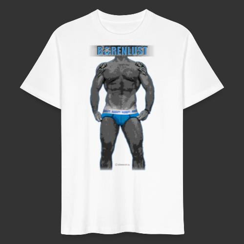 Muscle guy with logo - Men's Organic T-Shirt