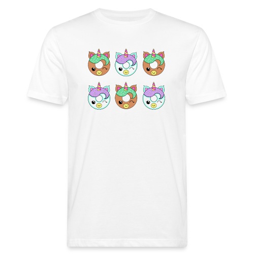 Unicorn Donut - T-shirt ecologica da uomo