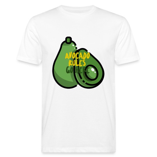 Avocado rules - Mannen Bio-T-shirt