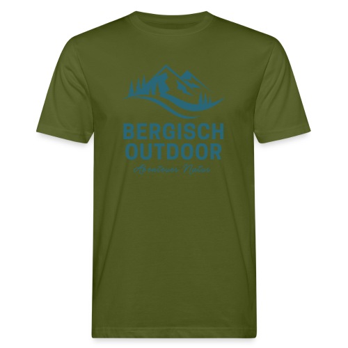 Bergisch Outdoor Originalfarbe Petrol - Männer Bio-T-Shirt