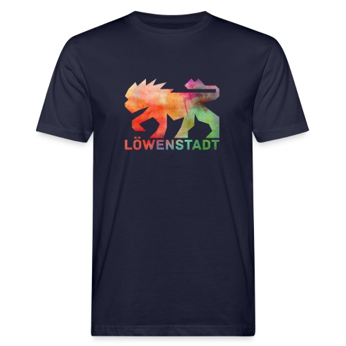 Löwenstadt Design 5 - Männer Bio-T-Shirt