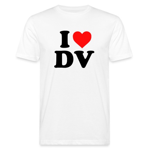 I heart DV - Männer Bio-T-Shirt