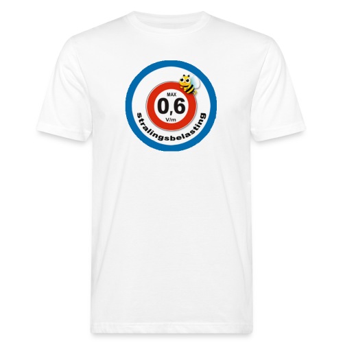 Logo 0,6Vpm zonder mail - Mannen Bio-T-shirt
