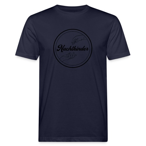 Nachtkinder Logo - Männer Bio-T-Shirt