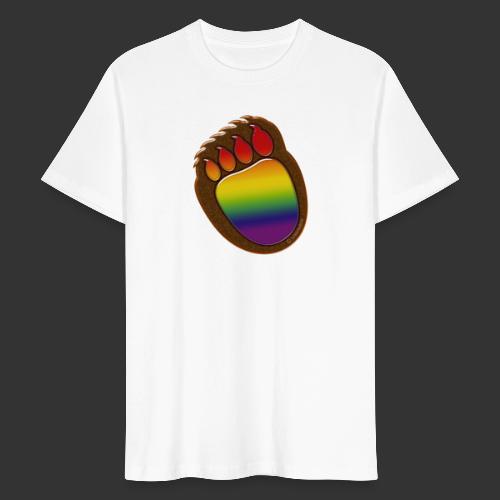 Bear paw with rainbow - Men's Organic T-Shirt