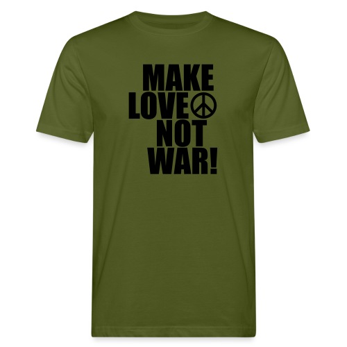 Make love not war - Ekologisk T-shirt herr