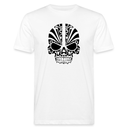 tribal skull - Männer Bio-T-Shirt