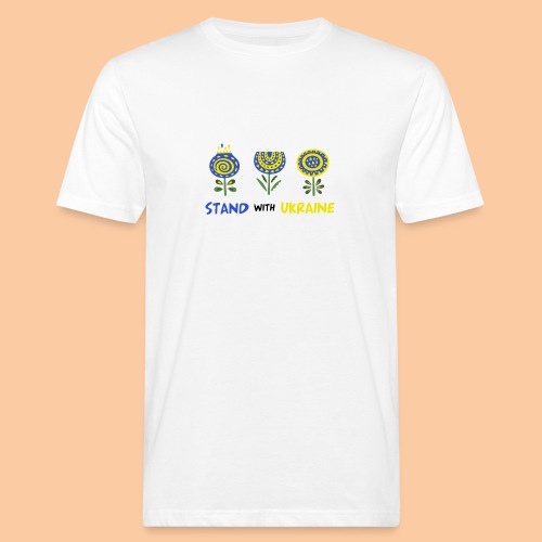 Stand with Ukraine - Men's Organic T-Shirt