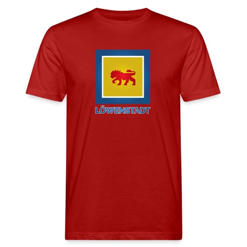 Löwenstadt Fan Design 11 - Männer Bio-T-Shirt