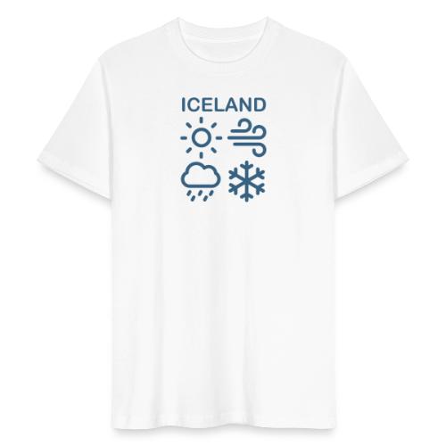 HUH! Iceland / Weather (Full Donation) - Men's Organic T-Shirt