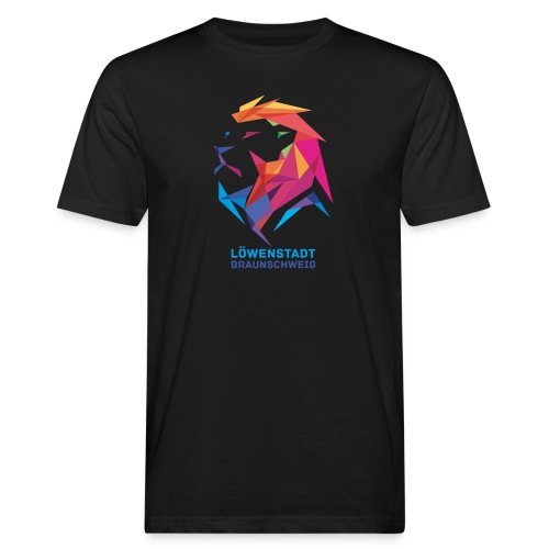 Löwenstadt Design 7 - Männer Bio-T-Shirt