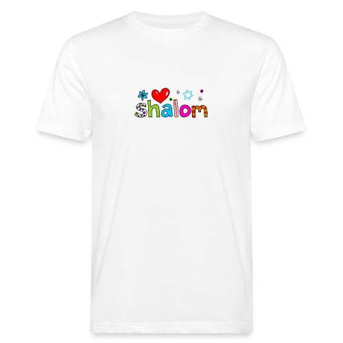 Shalom II - Männer Bio-T-Shirt