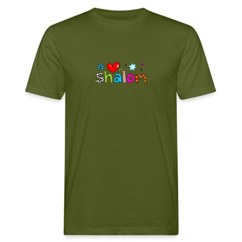 Shalom II - Männer Bio-T-Shirt