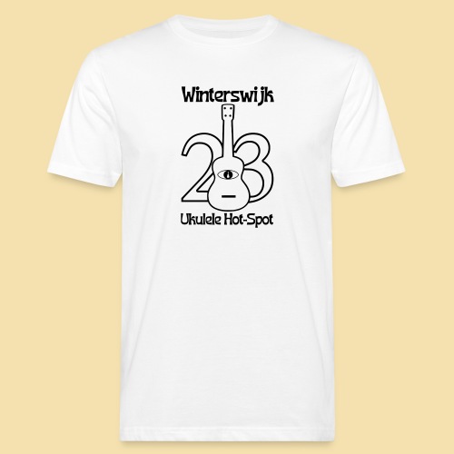 Ukulele Hotspot WInterswijk 2023 - Männer Bio-T-Shirt