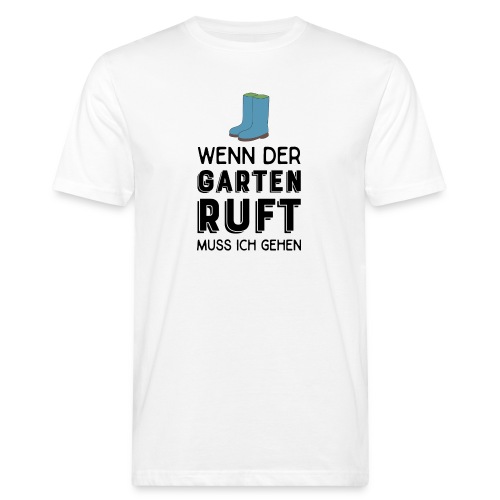Gartenarbeit - Männer Bio-T-Shirt