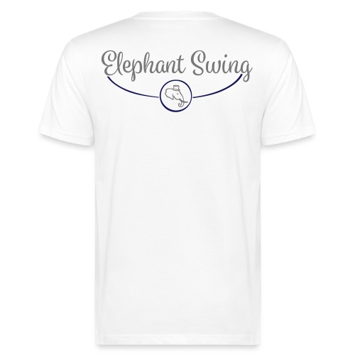 Elephant Swing Logo - Männer Bio-T-Shirt