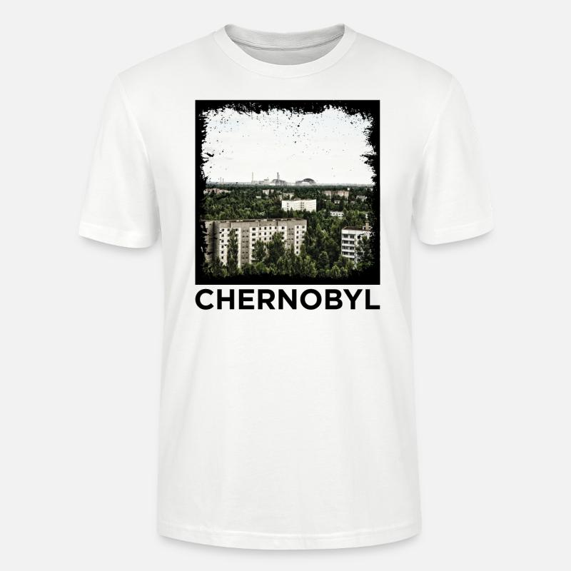 Tschernobyl Pripyat Atomenergie Atom Geschenk - Stanley/Stella Unisex Bio-T-Shirt CRAFTER - Weiß