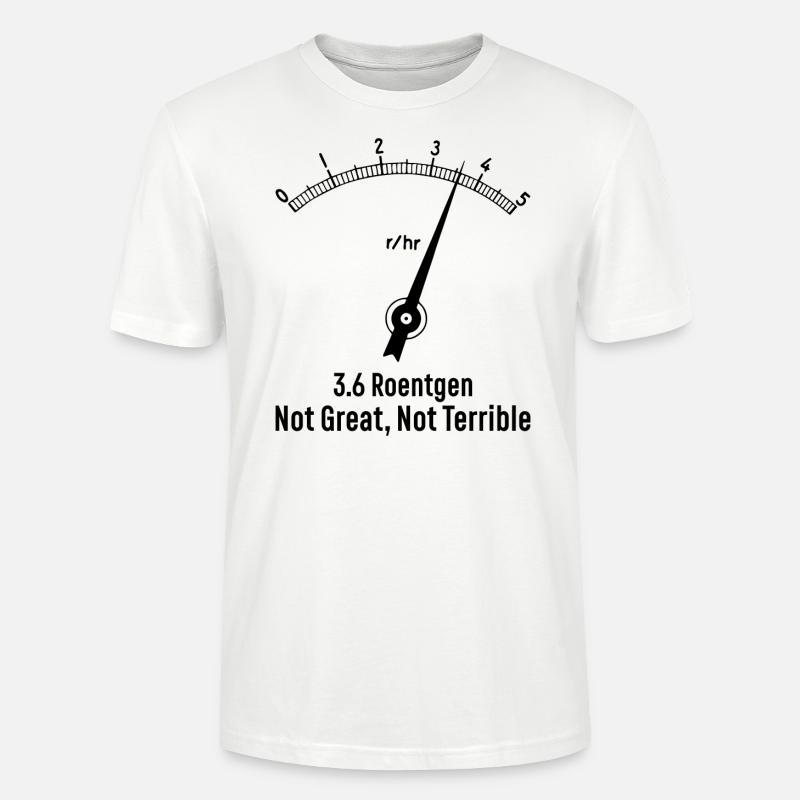Tschernobyl Strahlung Atom Energie Geschenk - Stanley/Stella Unisex Bio-T-Shirt CRAFTER - Weiß