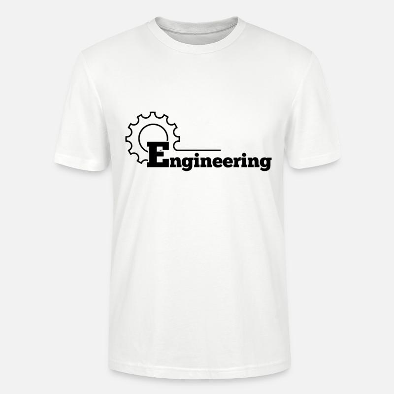 Engineering Engineer Gear Gift - Stanley/Stella CRAFTER Unisex Organic T-Shirt - white