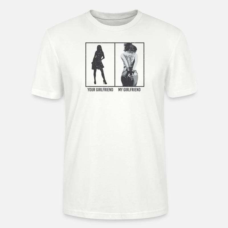 bdsm Girlfriend - Stanley/Stella Unisex Bio-T-Shirt CRAFTER - Weiß
