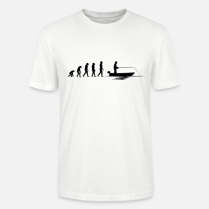 Evolution Fischer |Evolution Angler - Stanley/Stella Unisex Bio-T-Shirt CRAFTER - Weiß