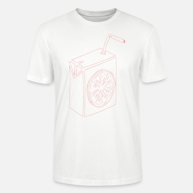 Saft - Sommer / pink - Stanley/Stella Unisex Bio-T-Shirt CRAFTER - Weiß