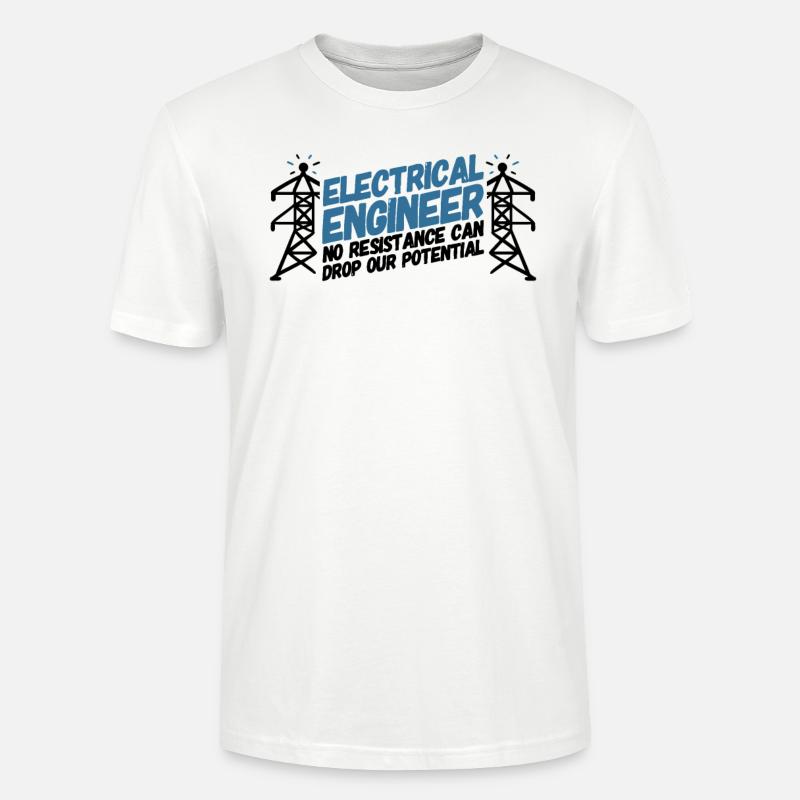 ELECTRICAL ENGINEER: Electrical Engineer Potential - Stanley/Stella CRAFTER Unisex Organic T-Shirt - white