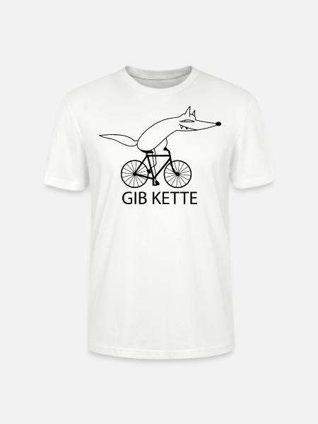 Schneller Fahrrad Fuchs - Stanley/Stella Unisex Bio-T-Shirt CRAFTER - Weiß
