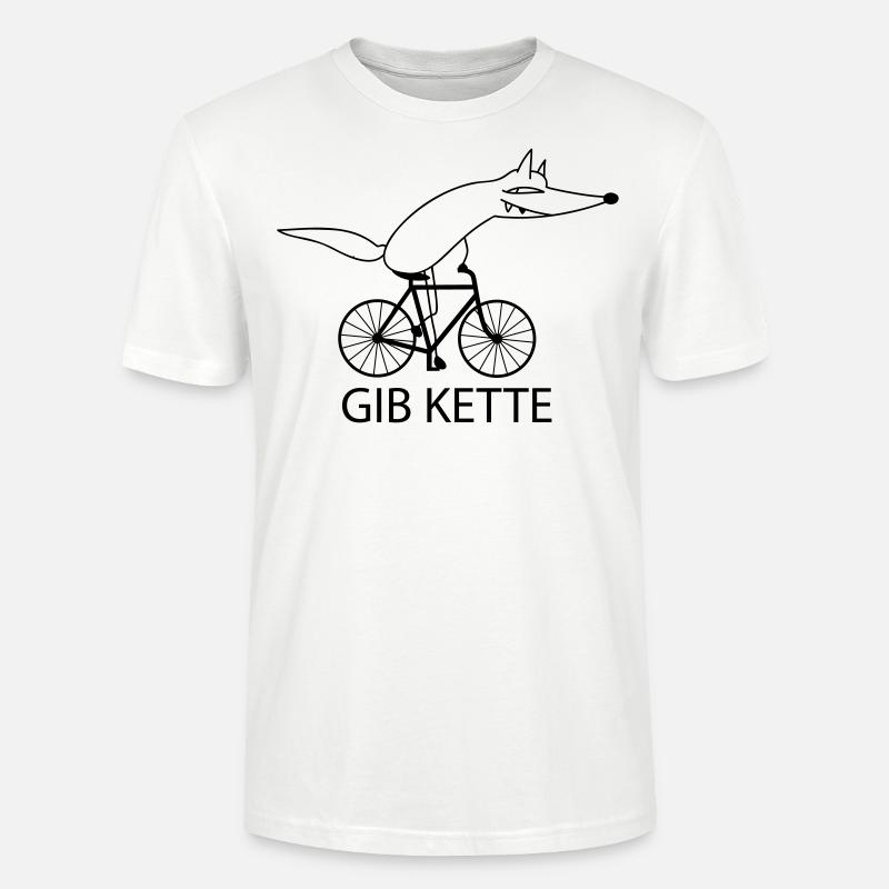 Vélo rapide Fox - T-shirt bio CRAFTER Stanley Stella Unisexe - blanc