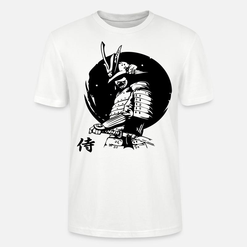 THE REAL SAMURAI - Stanley/Stella Unisex Bio-T-Shirt CRAFTER - Weiß