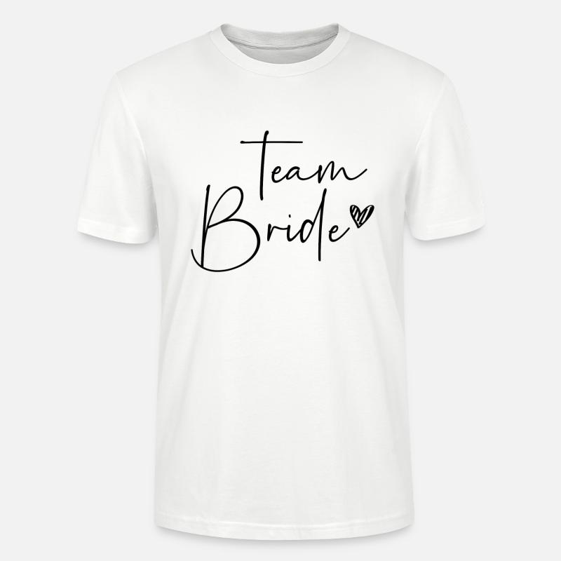 Team Bride - Stanley/Stella Unisex Bio-T-Shirt CRAFTER - Weiß