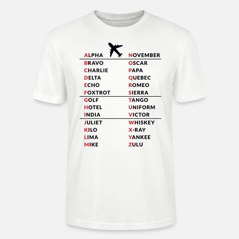 Amateur Amateurfunker Pilot Code Geschenk - Stanley/Stella Unisex Bio-T-Shirt CRAFTER - Weiß