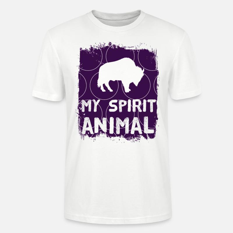 Bison - Stanley/Stella Unisex Bio-T-Shirt CRAFTER - Weiß