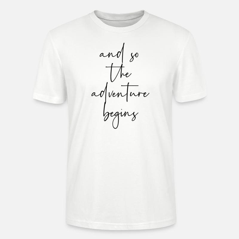 Et ainsi l'aventure commence - T-shirt bio CRAFTER Stanley Stella Unisexe - blanc