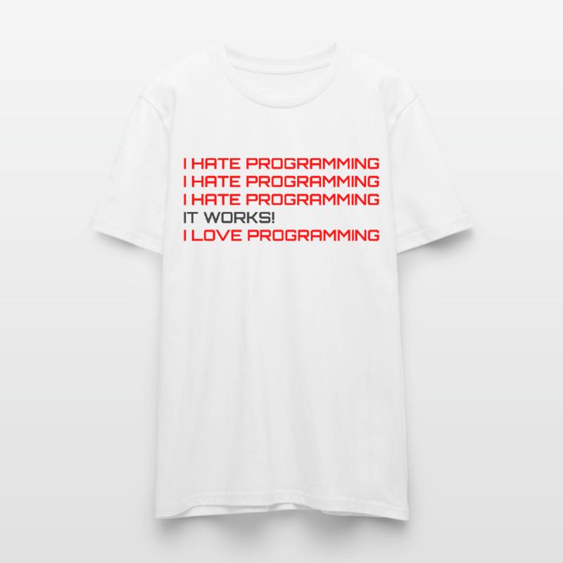 Computerprogrammierer Codierer Software Engineers Geschenk Stanley/Stella Unisex Bio-T-Shirt CRAFTER