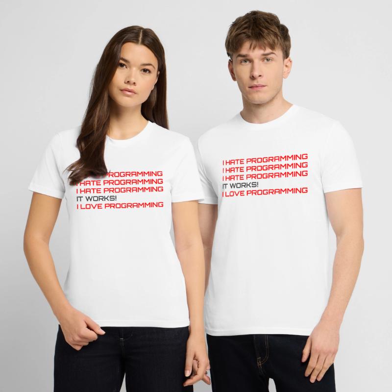 Computerprogrammierer Codierer Software Engineers Geschenk Stanley/Stella Unisex Bio-T-Shirt CRAFTER