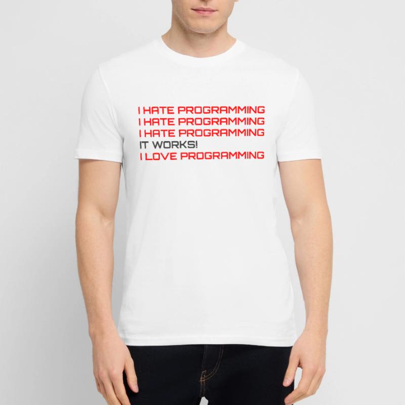 Computerprogrammierer Codierer Software Engineers Geschenk Stanley/Stella Unisex Bio-T-Shirt CRAFTER