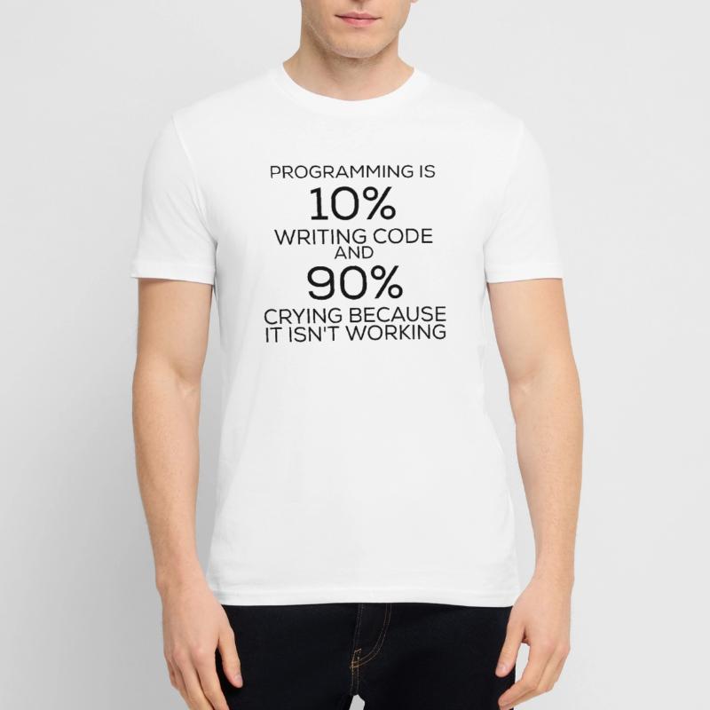 Funny saying programming programming Stanley/Stella CRAFTER Unisex Organic T-Shirt