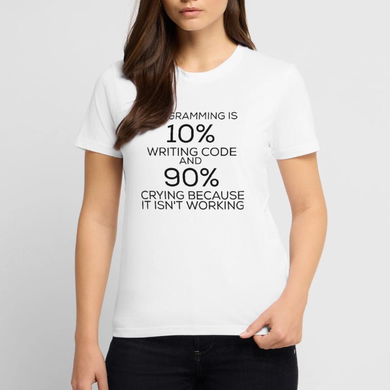 Funny saying programming programming Stanley/Stella CRAFTER Unisex Organic T-Shirt