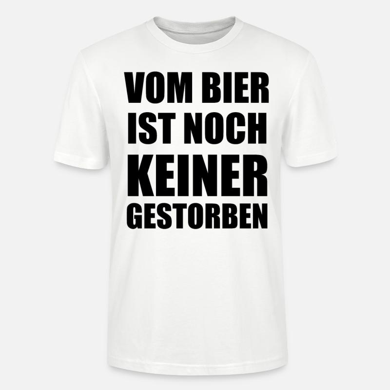 Lustige Sprüche Spruch - Stanley/Stella Unisex Bio-T-Shirt CRAFTER - Weiß