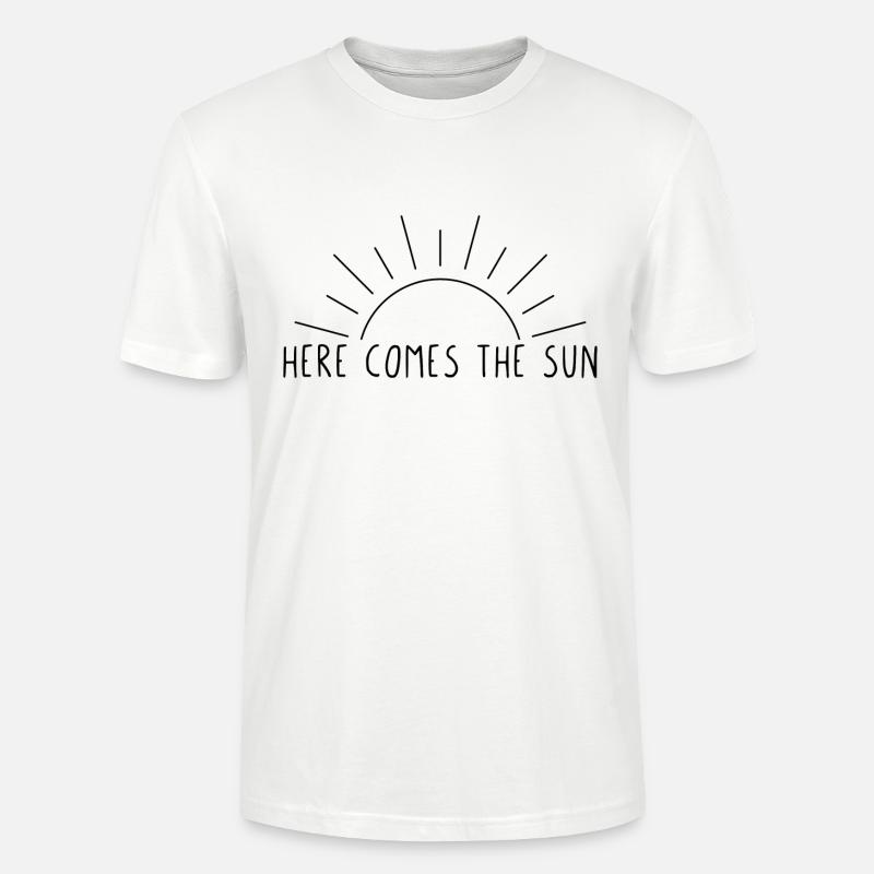 Here comes the sun - Stanley/Stella Unisex Bio-T-Shirt CRAFTER - Weiß
