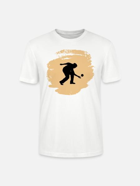 Boule Bocce Boccia-Spieler - Stanley/Stella Unisex Bio-T-Shirt CRAFTER - Weiß