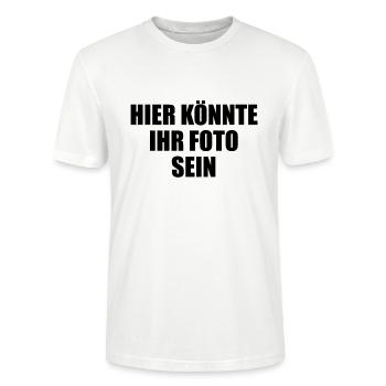 Hier könnte ihr Foto Geschenk selber gestalten - Stanley/Stella Unisex Bio-T-Shirt CRAFTER - Weiß - Vorne - Alina (178cm) & Michal (187cm)