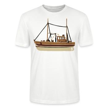 Kutter - T-shirt bio CRAFTER Stanley Stella Unisexe - blanc - Devant - Alina (178cm) & Michal (187cm)