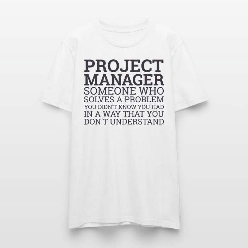 « Project Manager Solve Problems » | Project Manager T-shirt bio CRAFTER Stanley Stella Unisexe